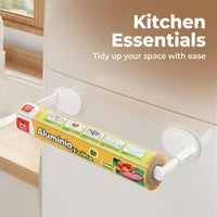 Cabinet Fridge Rack, Retractable & Extendable Countertop Organizer for Kitchen Organization, Multi-functional Storage, great for Students &
