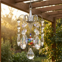 Chandelier Crystal Ornament Rainbow Reflection Room Decor Faceted
