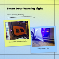 Waterproof LED car door warning light