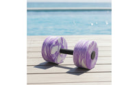 Water Dumbbell with Foam Weights Soft Aquatic Exercise Dumbbells Easy-Grip Pool Resistance Bar for Swimmers, Fitness Enthusiasts, Rehabilitation