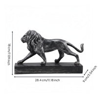 Lion Statue Luxury Look Resin Lion Figurine Gift Idea for Study, Office