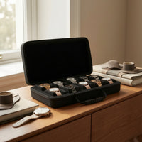 Watch Case with 10 Slots Watch Travel Case Compact for Journeyers