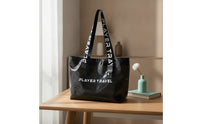 Glossy Travel Tote Secure Gym Tote Lightweight Waterproof for Beach