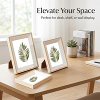 Wooden Picture Frame Desktop Stand, Photo Frame for Tabletop Display, Minimalist Black and White, Family Photo Frame for Home Decor