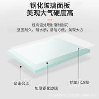 麻将机茶几双层棋牌室专用烟缸茶水架麻将桌边几茶水桌轻奢圆茶几