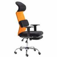 Reclining Highspine Chair with Footrest Lumbar Support for Study Room, Studesknts