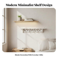 Rectangular on-wall board Easy to Install levitating Shelf Modern Design for Students