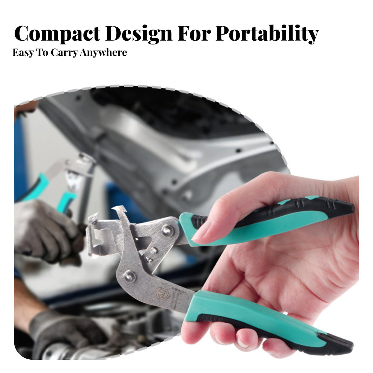 Door Panel Clip Pliers Portable Car Clip Removal Tool Heavy Duty Fastener Remover Pliers for DIY Enthusiasts, Mechanics