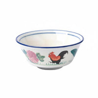 Retro Rooster Ceramic Tableware Set, Bowl & Plate, Restaurant Hotel Hotpot