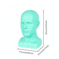 Male Mannequin Head Spray Painted Pvc Mannequin Head Odor Home Decor for Showroom