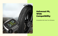 Tire Pressure Tracking System, Motorcycle cordless Tire Pressure Gauge, Instant LCD Display, High Accuracy
