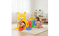 Indoor Outdoor Caterpillar Play Tunnel Long-Lasting Caterpillar Tunnel Long Lasting Toy Sun-Resistant for Toddlers, Playground