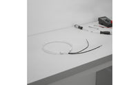 1300W Halogen Heating Tube 110V Glass Heating Tube Replacement Appliance Part Circular for DIY Users, Electric Ovens