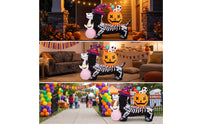 Skeleton Dog Inflatable Halloween Decoration Halloween Yard Decoration Outdoor Festive for Party, Entryway