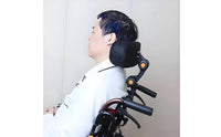 Universal Fit Aluminum Wheelchair Headrest Ergonomic Adjustable Wheelchair Head Support