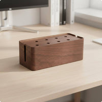 Cord-Management Box Easy Entry Desktop Cord Manager Good Heat Dissipation