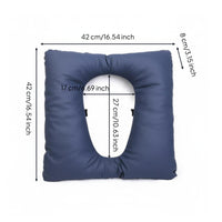 Waterproof Commode Cushion Rebound U-Shaped Toilet Cushion Padded for Bathroom