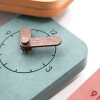 Minimalist Desk Clock Environmentally Conscious Material Silent Table Clock