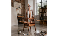 Easel with Storage Tray Foldable Easel with Compartment Adjustable Beechwood for Artists, Painting, Home Studio