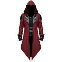 Medieval Halloween Retro Patchwork Coat for Cosplay
