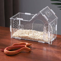 Clear Acrylic Amphibian House High Clarity Transparent Pet Breeding Box