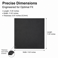 Heavy Duty Pond Liner for Aquaculture, 0.2mm HDPE Geomembrane for Farmers Australia, Leakproof SUNLIGHT-RESISTANT Black