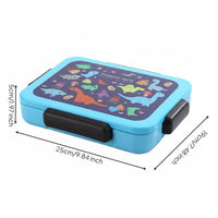 Bento Box Microwavable 3 Compartment Food Container Easy to Clean for Students