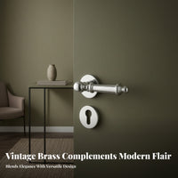 Cylindrical Door Handle with Rosette