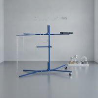 Adjustable Bumper Stand with Wheels Sturdy Bumper Repair Stand Mobile Rolling for Auto Body Technicians, Workshops