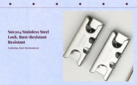 Aluminum Alloy Security Lock, Heavy-Duty Frame Latch