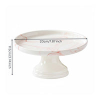 Afternoon Tea Serving Stand Elegant Gold Handle Tiered Cupcake Stand for Party
