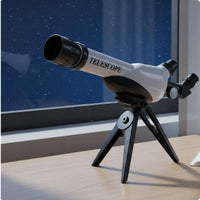 Children's Telescope Science Experiment Astronomy Telescope Easy to Use for Students, Stargazing