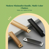 Aluminum Alloy Pull Handle, V-Shaped Sliding Glass Door Handle, sturdy, Easy to Install, Cabinet Drawer Handle, Silver