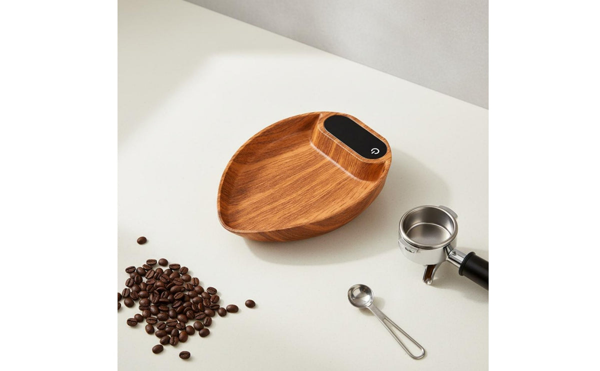 Mini Coffee Scale High Precision 0.1g Coffee Bean Weighing Tray USB-C USB-Charged Kitchen Gadget for Baristas