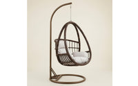Egg Chair with Stand Freestanding Hanging Egg Chair Outdoor for Adults, Readers, Balcony, Backyard, Living Room