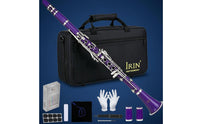Carrying Case Included B Flat Clarinet Beginners B and B Flat Clarinet Includes Accessories Woodwind Instrument Easy to Tune for Students, Stage Performance, Band, Music Class
