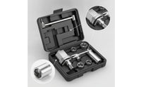 Lug Nut Wrench with Sockets Portable Labor-Saving Wrench Lug Nut Remover Tool Set for Drivers, Car Trunk