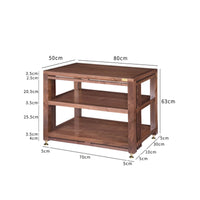 AV Media Tower Floor Standing Audio Cabinet Solid Wood Audio Component Shelf Wooden Amplifier Stand with Vibration Damping and Engineered Structure Suitable for Living Room Listening Space