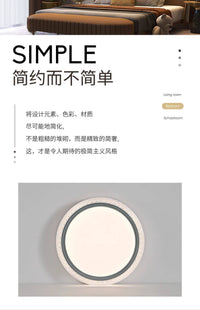 广东中山灯具厂家直销圆形主卧室水晶led吸顶灯现代简约现代2024