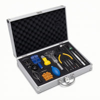 Watch Repair Tool Kit with Case Professional Watch Repair Kit with Carrying Case Organized for Workbench