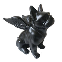 Dog Angel Figurine Sculpted Dog Figurine with Wings Sturdy for Bedroom, Shelf