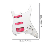 Coil Split Switch Standard Design Loaded Pickguard Pre-Wired SSH Prewired Pickguard Assembly for DIY Builders, Guitarists