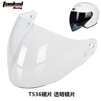 Tanked Racing T536 Helmet Visor Replacement for Half Helmets
