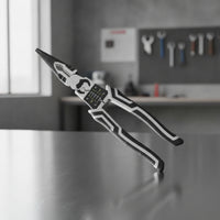 High-Hardness Wire Stripper with Crimper Non-Slip Pliers with Wire Stripper Multifunctional Multifunction Pliers Compact for Home Repairs