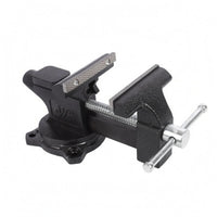 Metal Bench Vise Textured Black Workbench Vise Mountable Workshop Tool