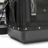 Molded Bottom Tool Bag Scratch-Resistant Work Storage Zippered Opening