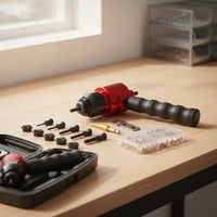 Rivet Adapter with Wrench Labor-Saving Cordless Riveter Insert Nut Tool