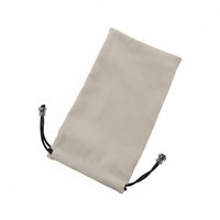 Thickened Design Flannel Drawstring Pouch Lightweight Velvet Power Bank Bag Compact for Travelers, Students, Daily Commute, Office, Backpack