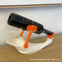 Goose Bottle Holder - Wine Bottle Rack with Wings