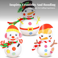 Holiday Snowman Craft Kit, DIY Christmas Decoration